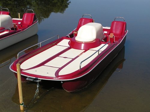 Rotes Tretboot Colano Premium XL