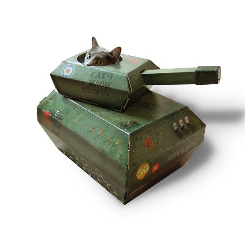 Katzen Spielhaus Panzer