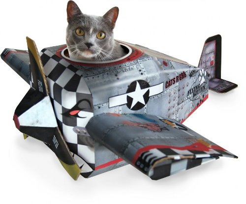 Katzen Spielhaus Flugzeug