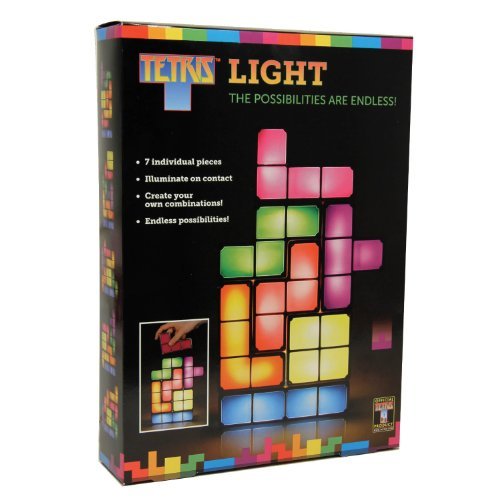 Tetris Lampe Leuchte mit kombinierbaren Tetris Blöcken