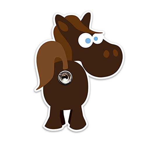 Türspion Sticker Pferd Pony