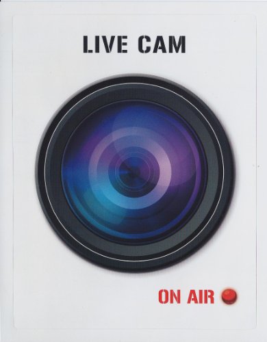 Türspion Sticker Live Cam On Air